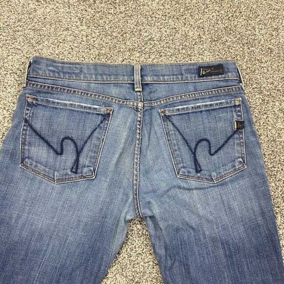 Citizens Of Humanity Jeans Womens 32x32 Low Rise Bootcut Stretch Faded Cowgirl - Picture 3 of 15
